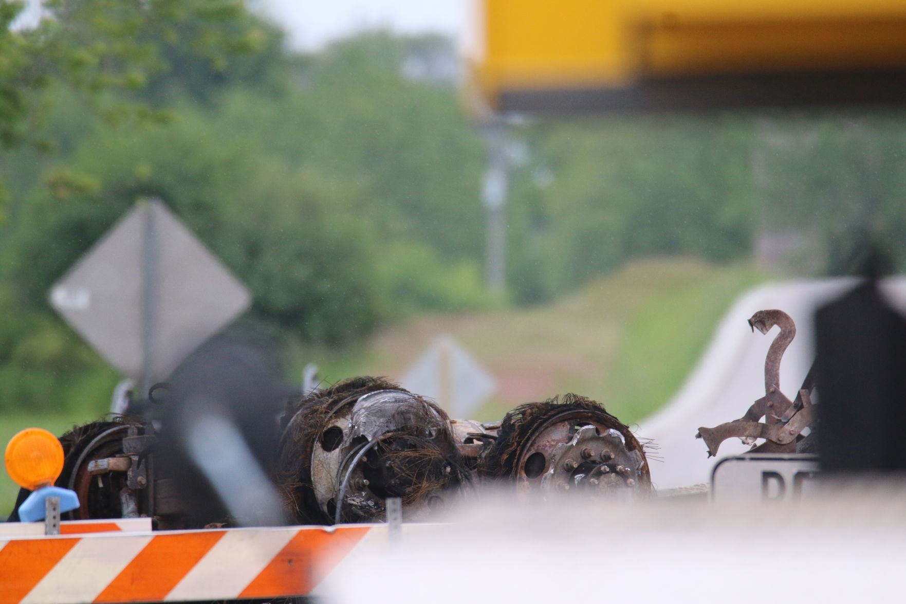 Semi crash I-94